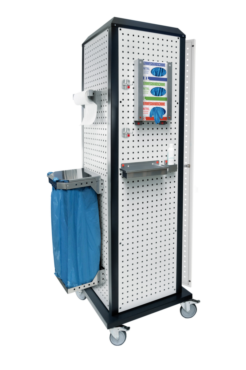 Kappes Lochplattenschrank RasterPlan® ToolTower® als Hygienestation Standard 1 ZOOM