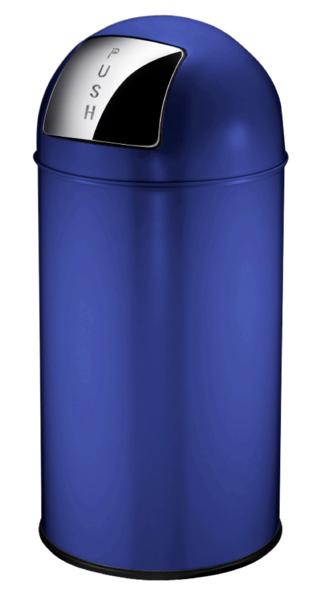 Feuersicherer Abfallbehälter EKO Pushcan, 40 l, blau Standard 1 ZOOM