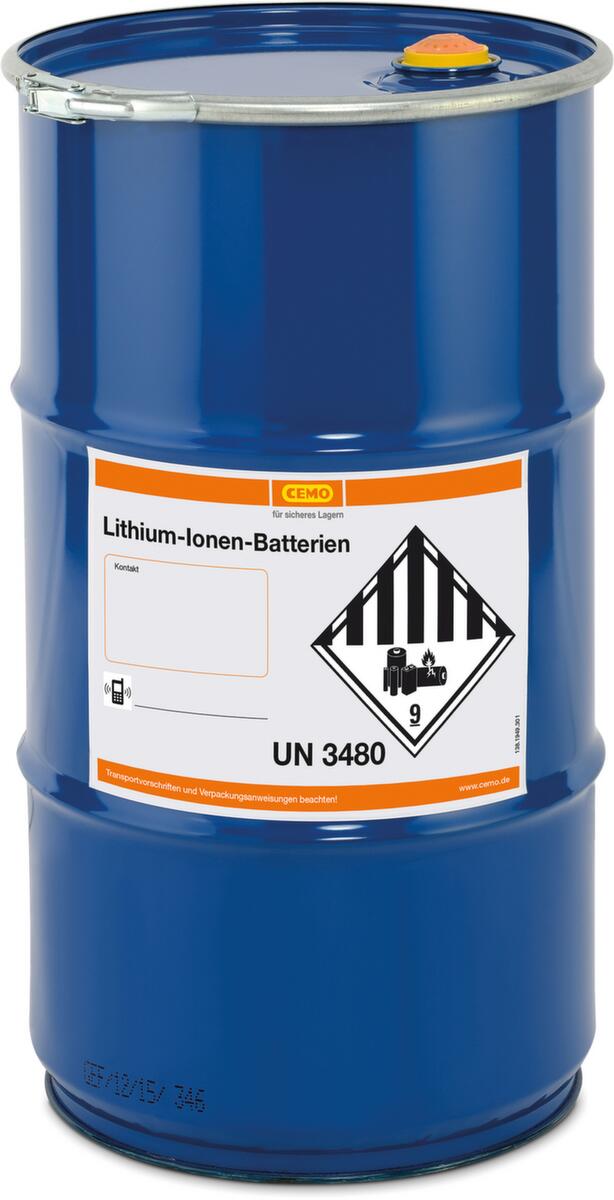 Cemo Lithium-Ionen Sicherheitstonne mit Puffermaterial, Inhalt 60 l Standard 1 ZOOM