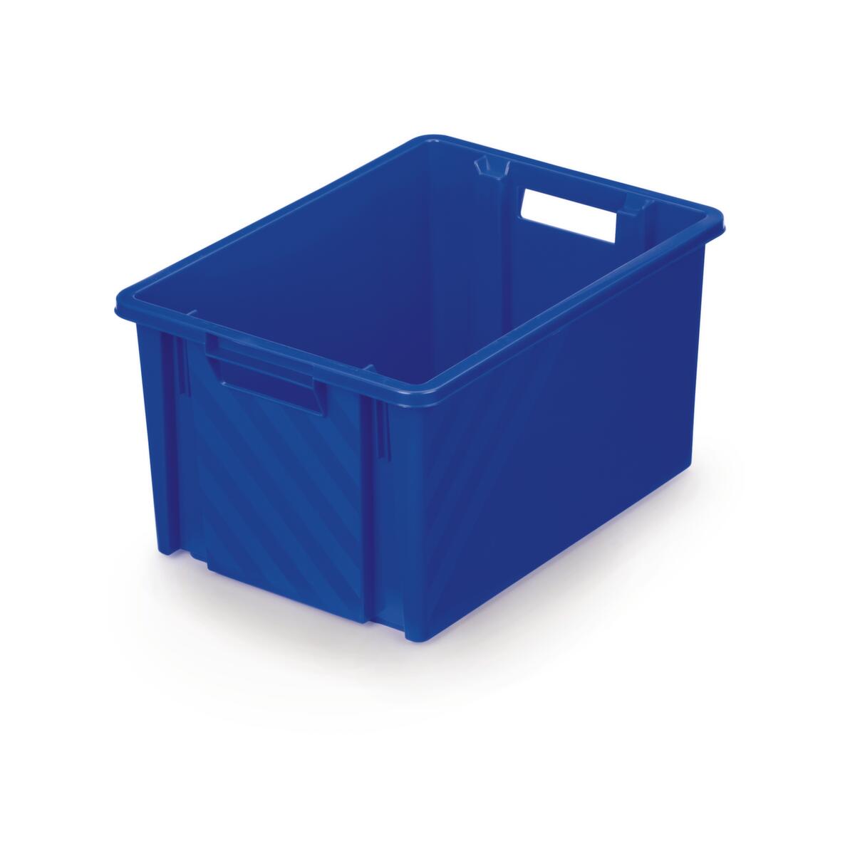 Drehstapelbehälter, blau, Inhalt 10 l Standard 1 ZOOM