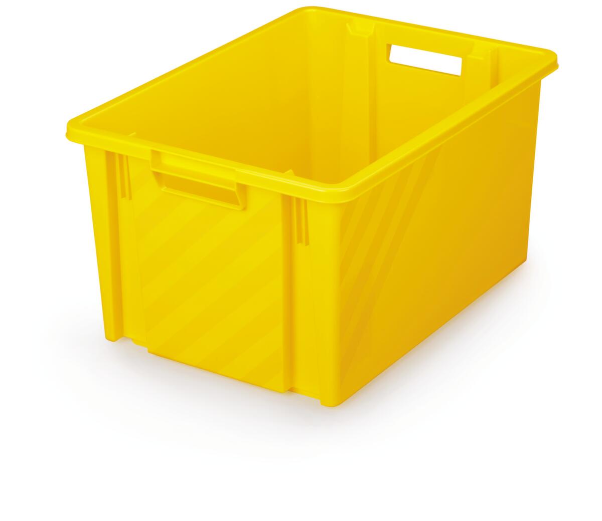 Drehstapelbehälter, gelb, Inhalt 54 l Standard 1 ZOOM