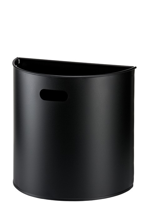 Wandabfallbehälter Miluna, 20 l, schwarz Standard 1 ZOOM