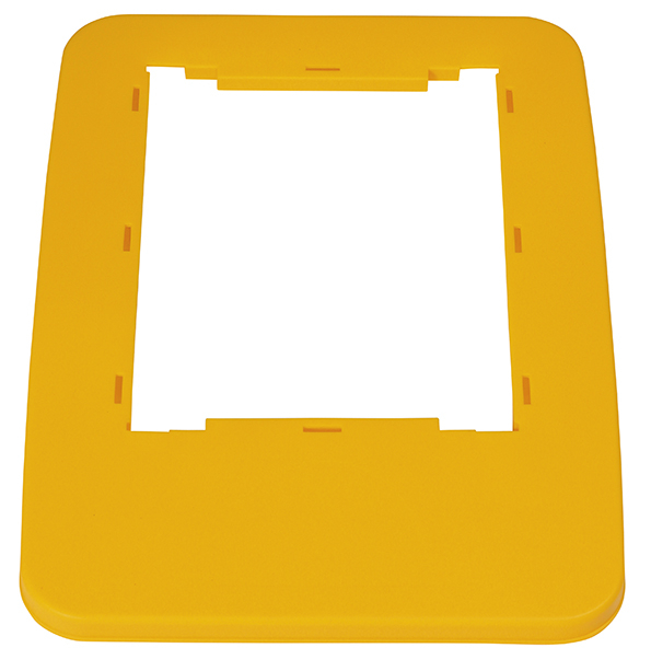 Rahmen probbax® für Wertstoffsammler, gelb Standard 1 ZOOM