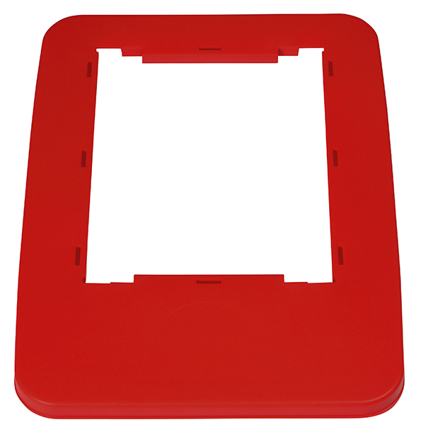 Rahmen probbax® für Wertstoffsammler, rot Standard 1 ZOOM