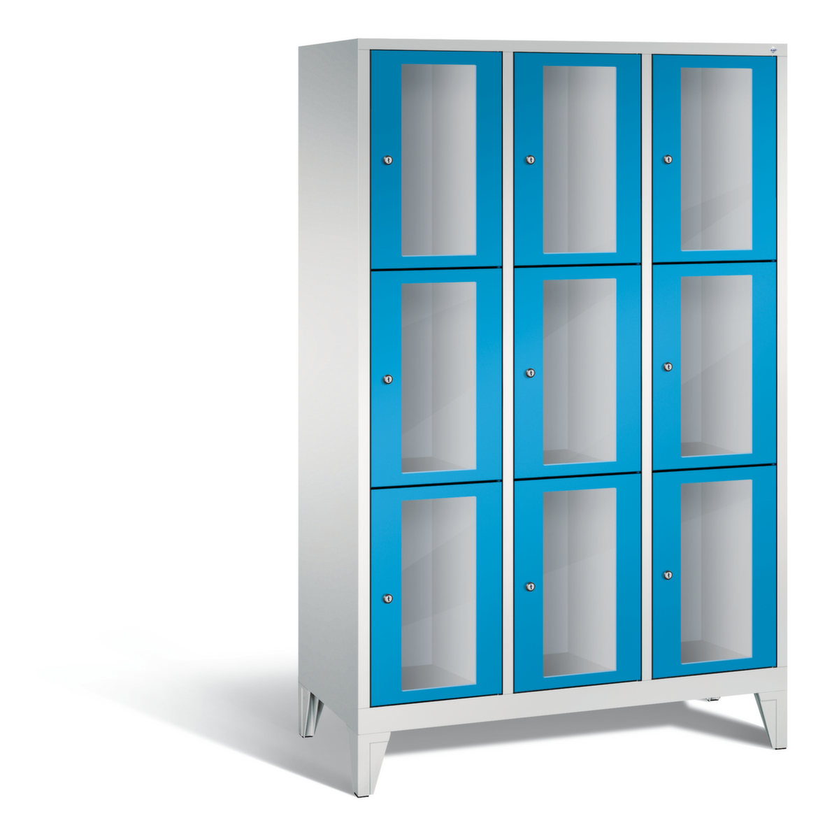 C+P Schließfachschrank Classic, 9 Fächer Standard 2 ZOOM