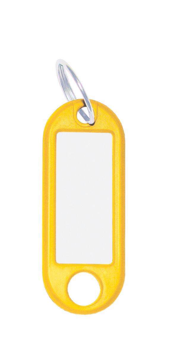 WEDO Schlüsselanhänger mit Ring, gelb Standard 1 ZOOM