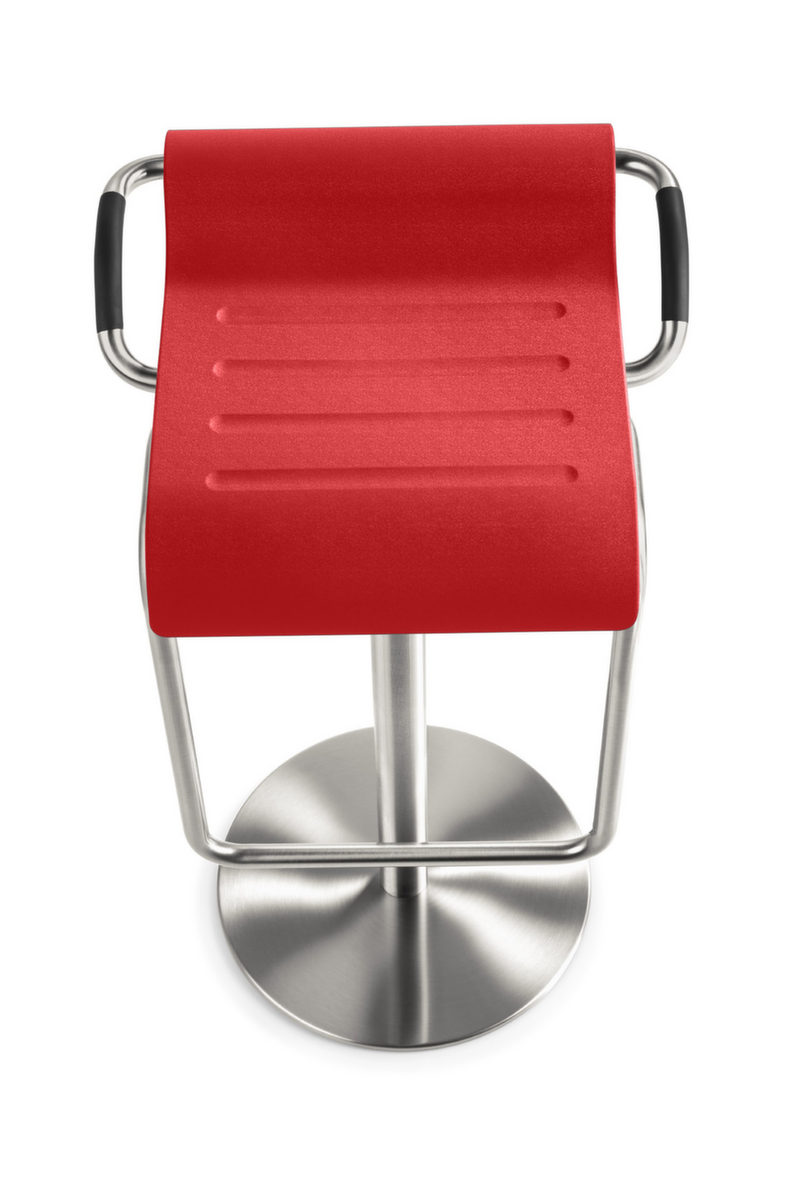 Mayer Sitzmöbel Höhenverstellbarer Barhocker myOPUS, Sitz rot Standard 2 ZOOM