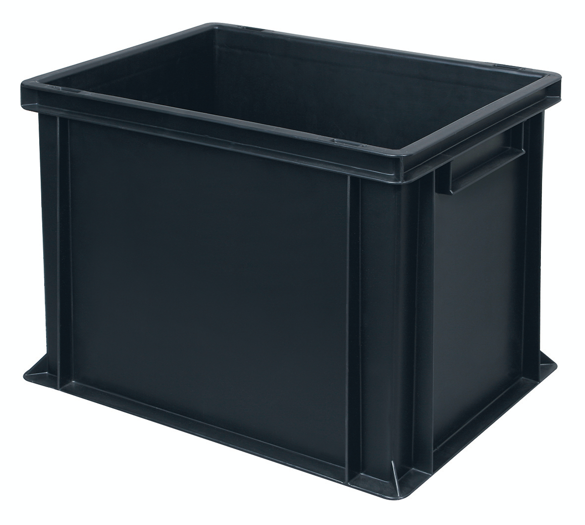 ESD-Stapelbehälter, schwarz, Inhalt 31 l Standard 1 ZOOM