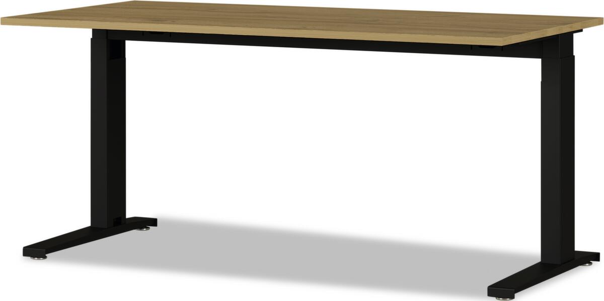 Höhenverstellbarer Schreibtisch mit C-Fußgestell Standard 1 ZOOM
