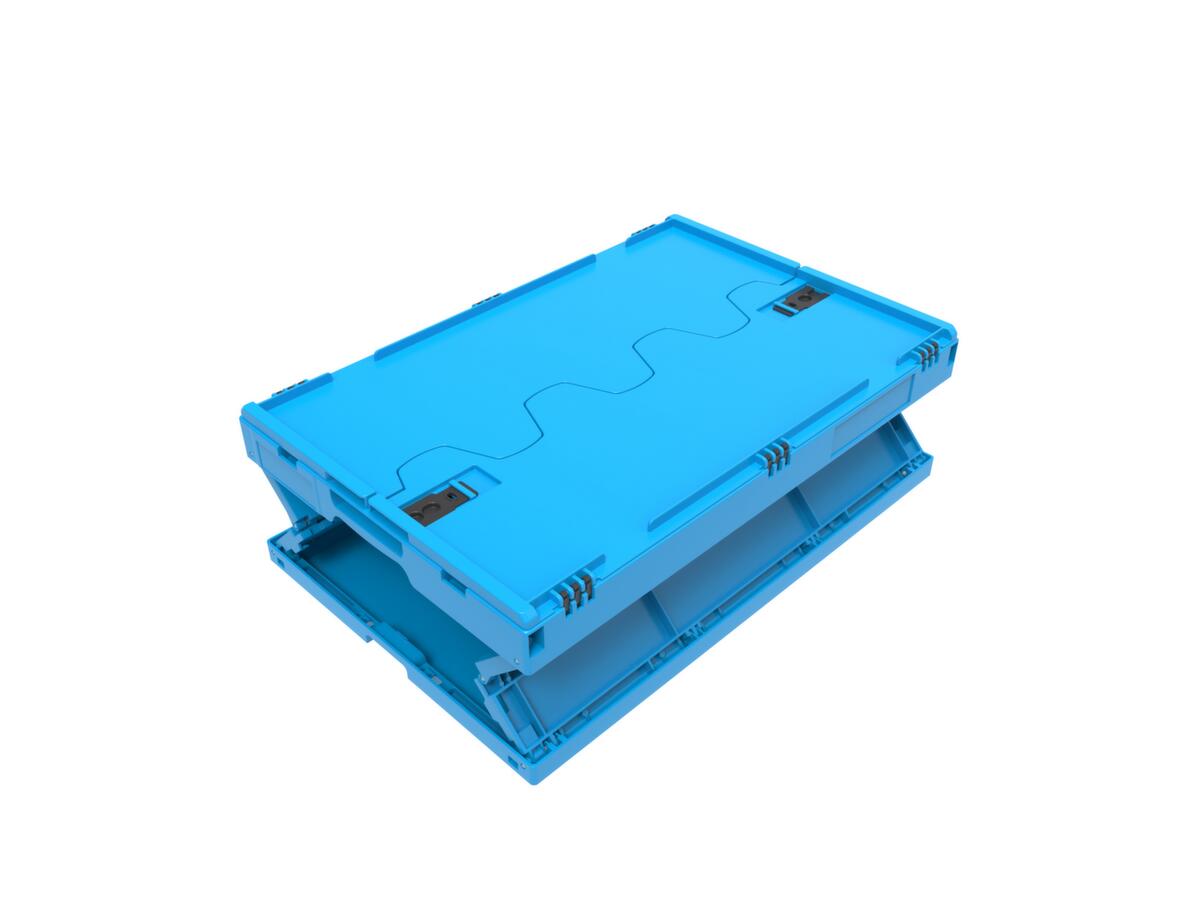 Walther Faltsysteme Faltbox, blau, Inhalt 44 l, Klappdeckel Standard 3 ZOOM