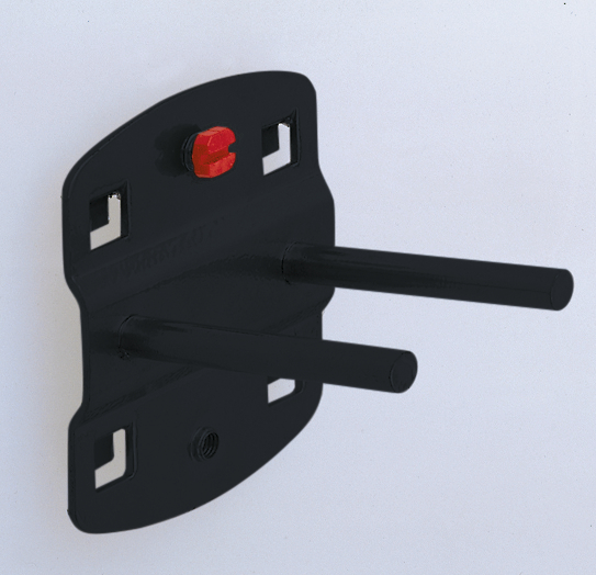 Kappes Doppelter Werkzeughalter RasterPlan® mit geradem Dorn für Lochplatte Standard 1 ZOOM