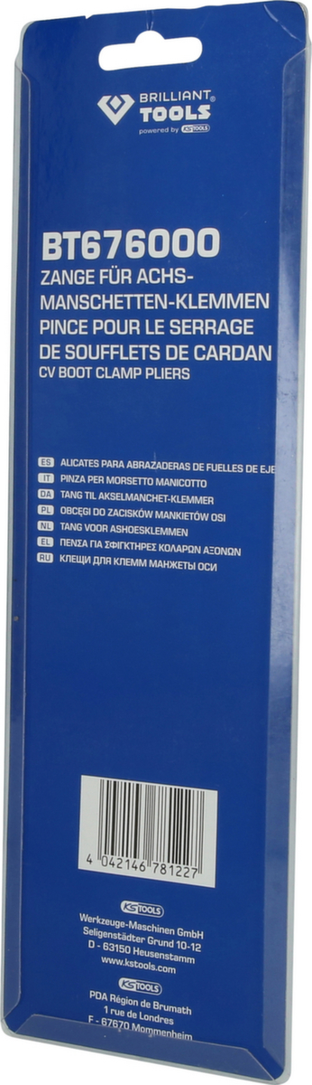 Brilliant Tools Achsmanschetten-Klemm-Zange Standard 8 ZOOM