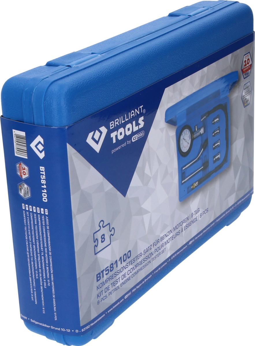 Brilliant Tools Kompressionstester-Satz für Benzin Motoren Standard 9 ZOOM