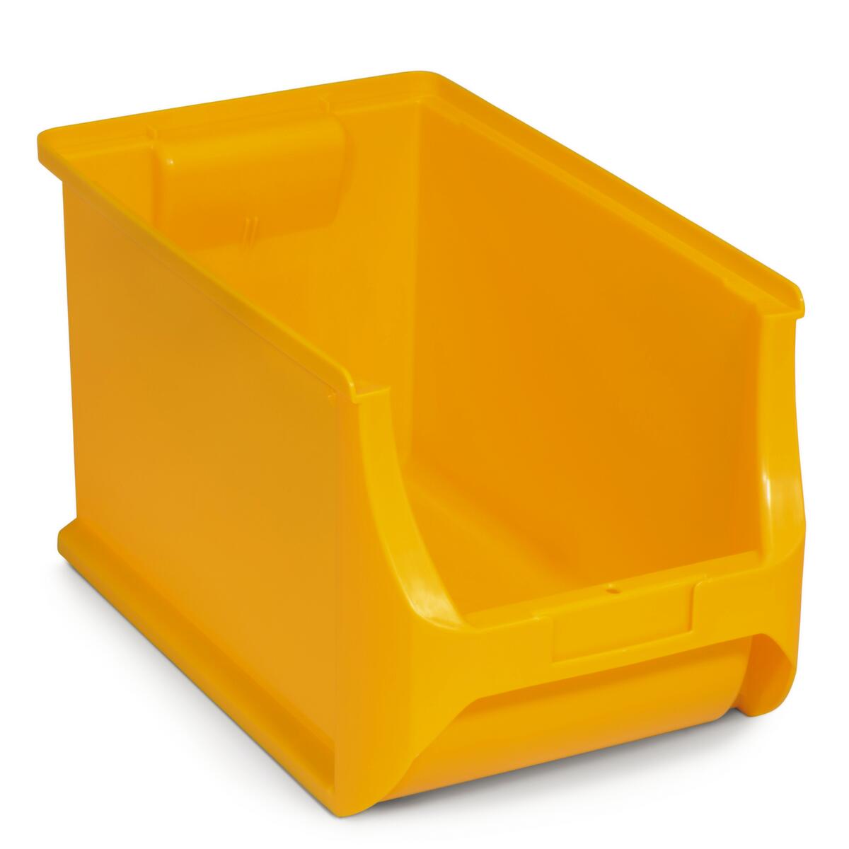 Raja Sichtlagerkasten, gelb, Tiefe 355 mm, Polypropylen Standard 1 ZOOM