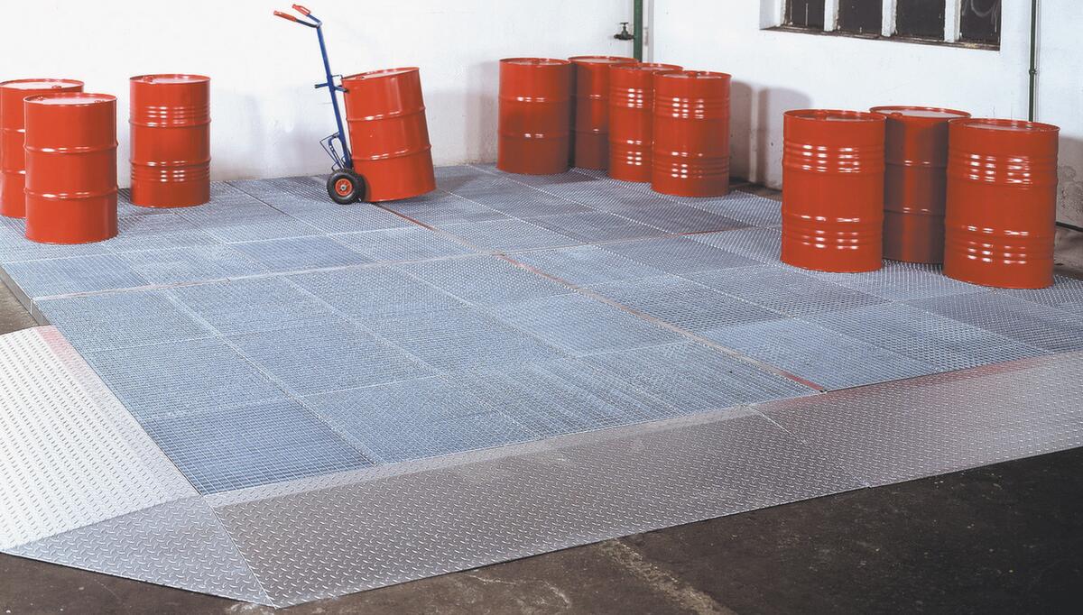 Lacont Auffahrrampe für Flach-Bodenwanne, Breite 2450 mm Standard 1 ZOOM