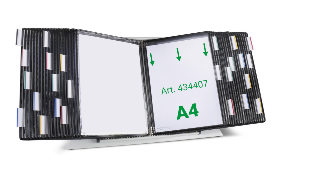 tarifold Sichttafelsystem, mit 40 Sichttafeln in DIN A4 Standard 1 ZOOM