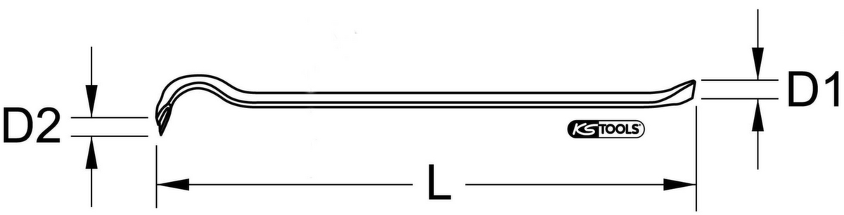 KS Tools Nageleisen Standard 2 ZOOM