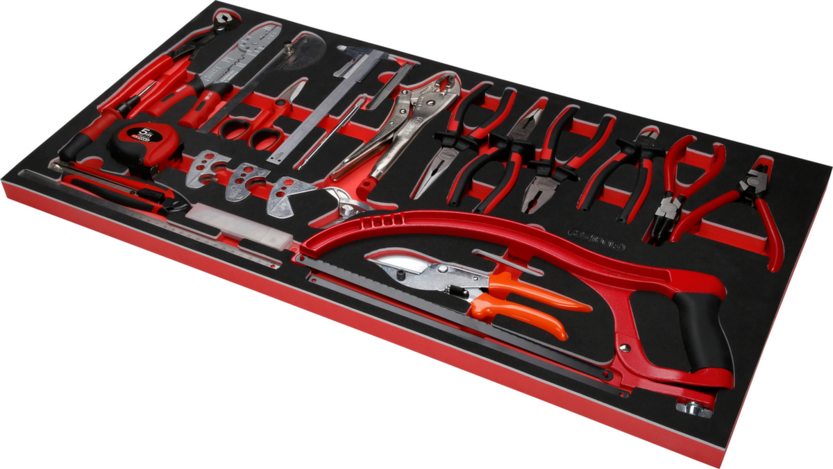 KS Tools Performanceplus Werkstattwagen-Satz P25 mit 564 Werkzeugen für 8 Schubladen Standard 3 ZOOM