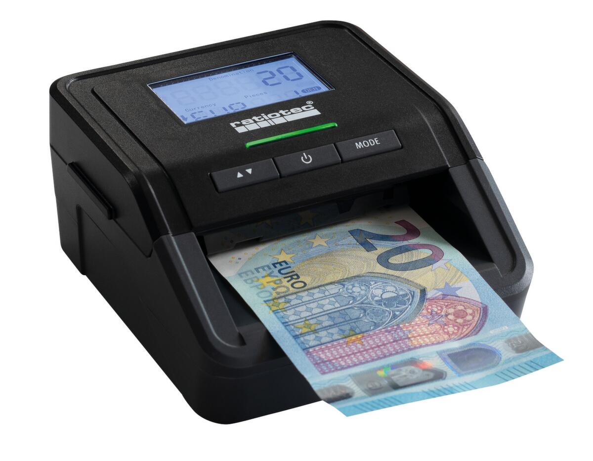 ratiotec Banknotenprüfgerät Smart Protect Plus, für Euro, Britisches Pfund, Schweizer Franken Milieu 1 ZOOM