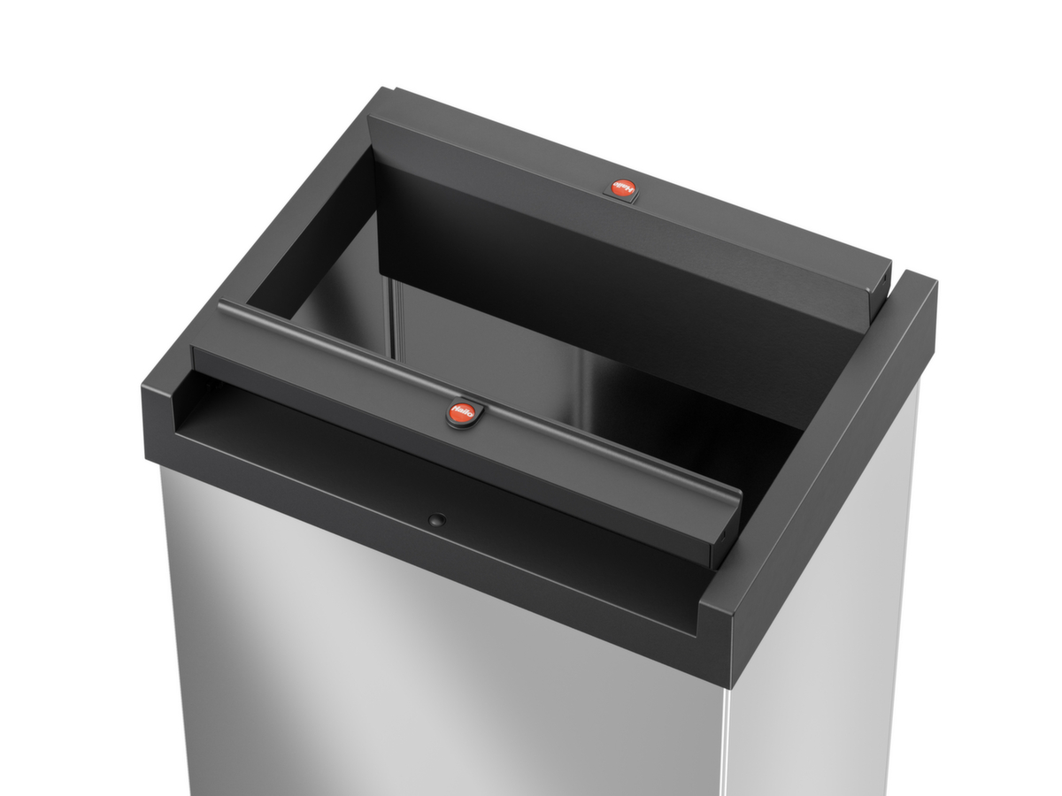 Hailo Abfallbehälter Big-Box Swing XL mit selbstschließendem Schwingdeckel, 52 l Detail 1 ZOOM