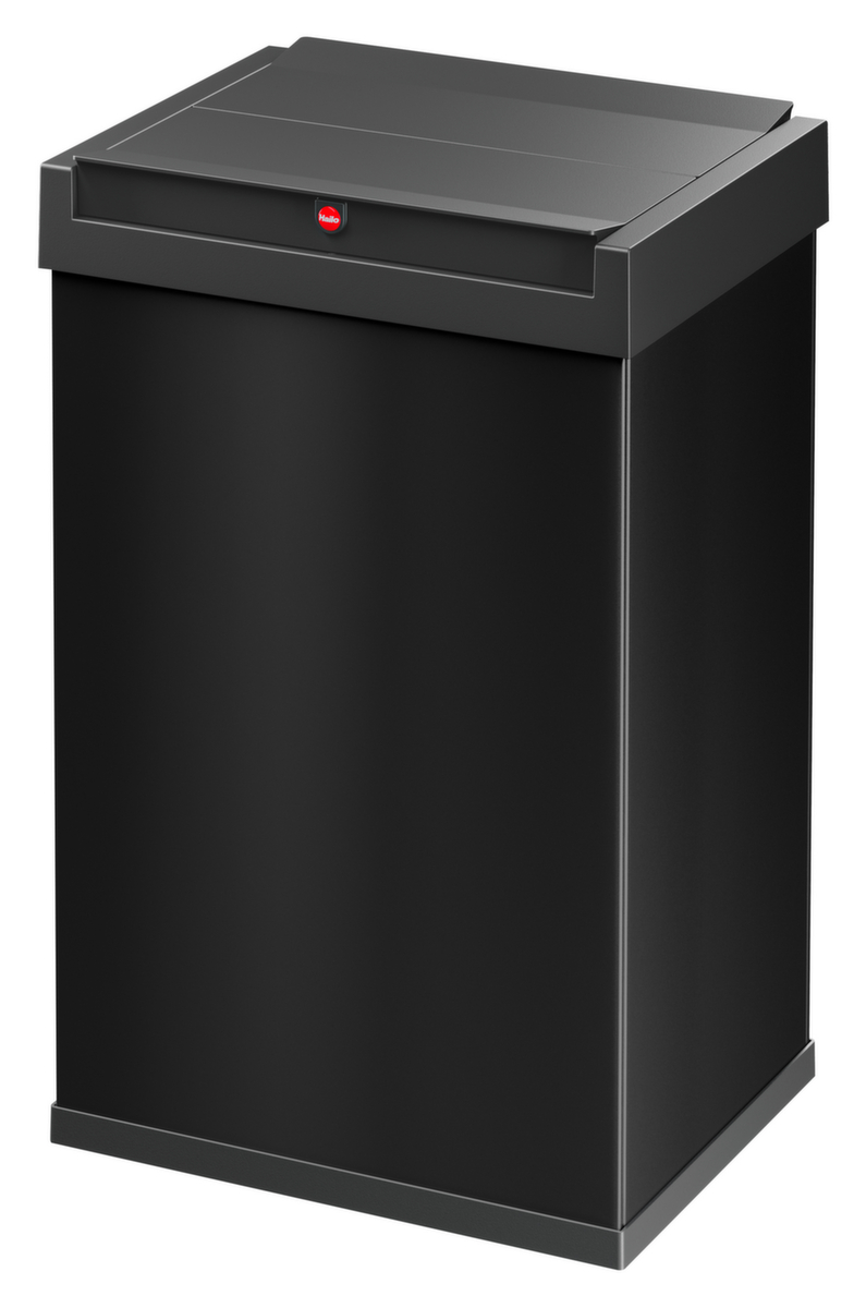 Hailo Abfallbehälter Big-Box Swing L mit selbstschließendem Schwingdeckel, 35 l, schwarz