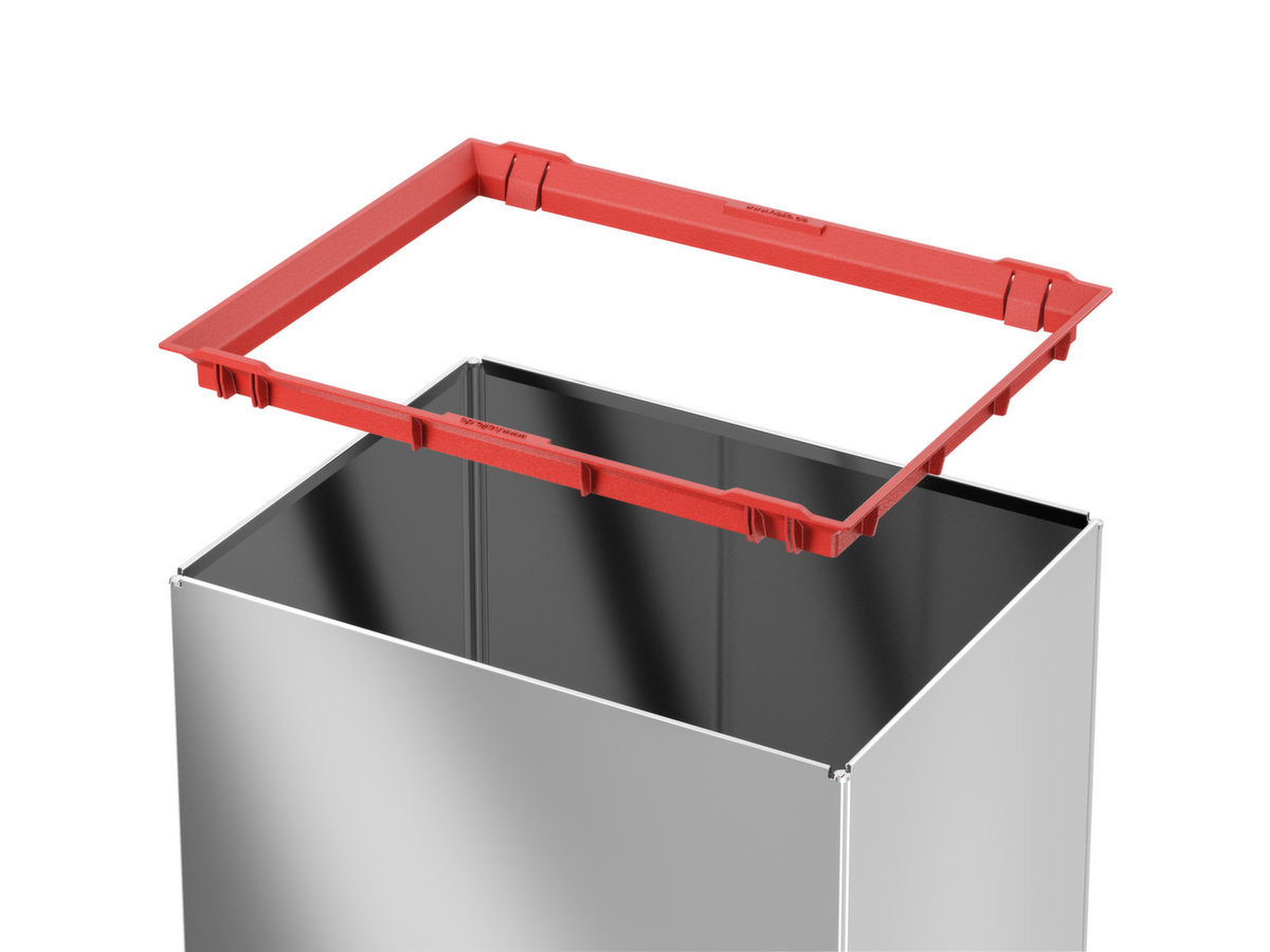 Hailo Abfallbehälter Big-Box Swing L mit selbstschließendem Schwingdeckel, 35 l Detail 3 ZOOM
