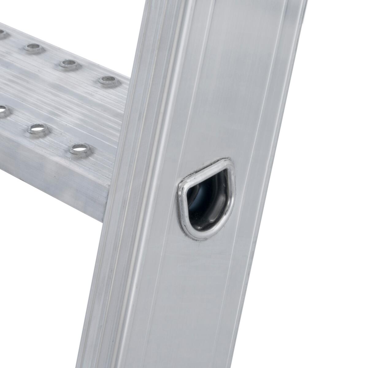 Krause Stufen-Doppelleiter STABILO® Professional, 2 x 7 Stufen mit R13-Belag Detail 4 ZOOM
