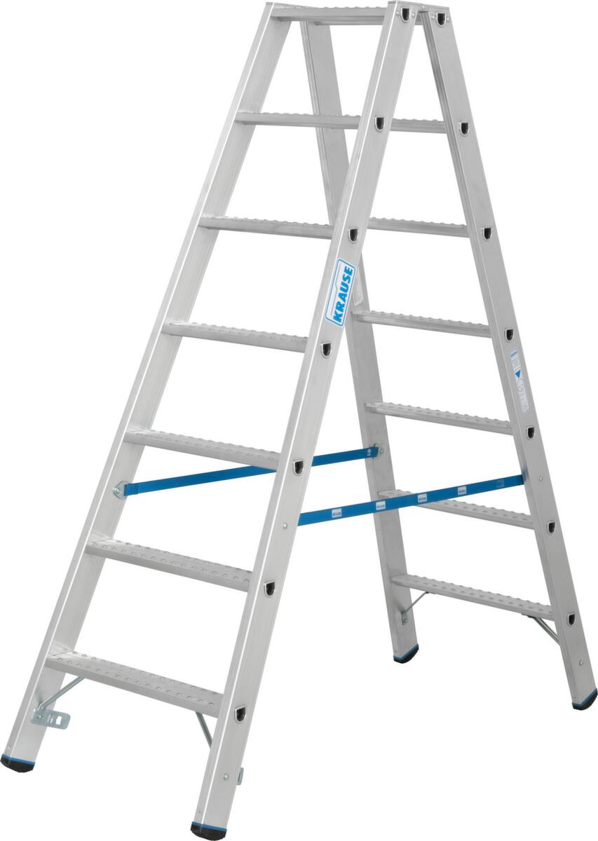 Krause Stufen-Doppelleiter STABILO® Professional, 2 x 7 Stufen mit R13-Belag Standard 2 ZOOM