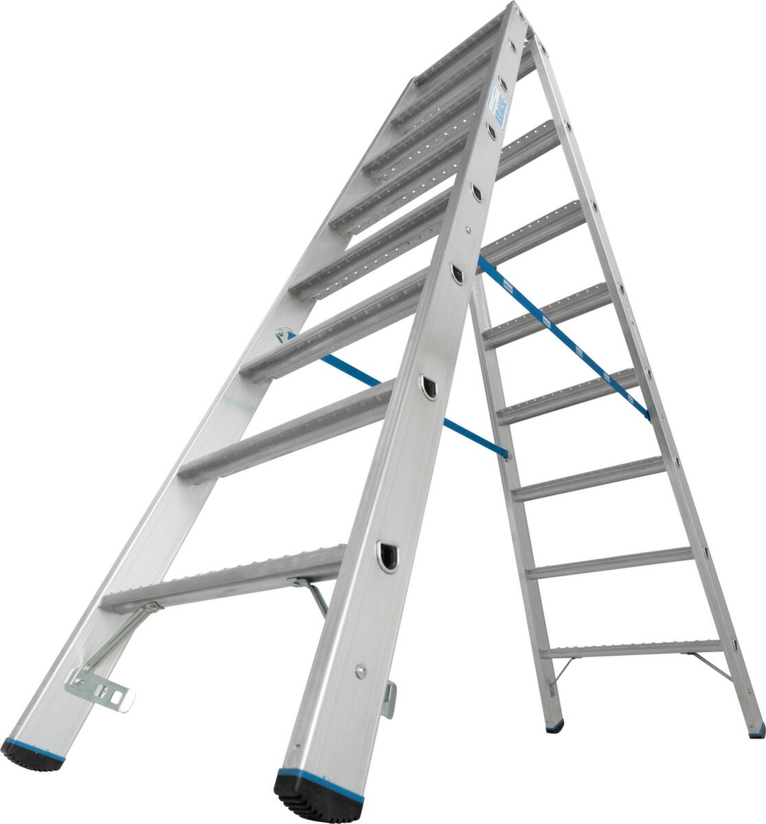 Krause Stufen-Doppelleiter STABILO® Professional, 2 x 8 Stufen mit R13-Belag Standard 3 ZOOM