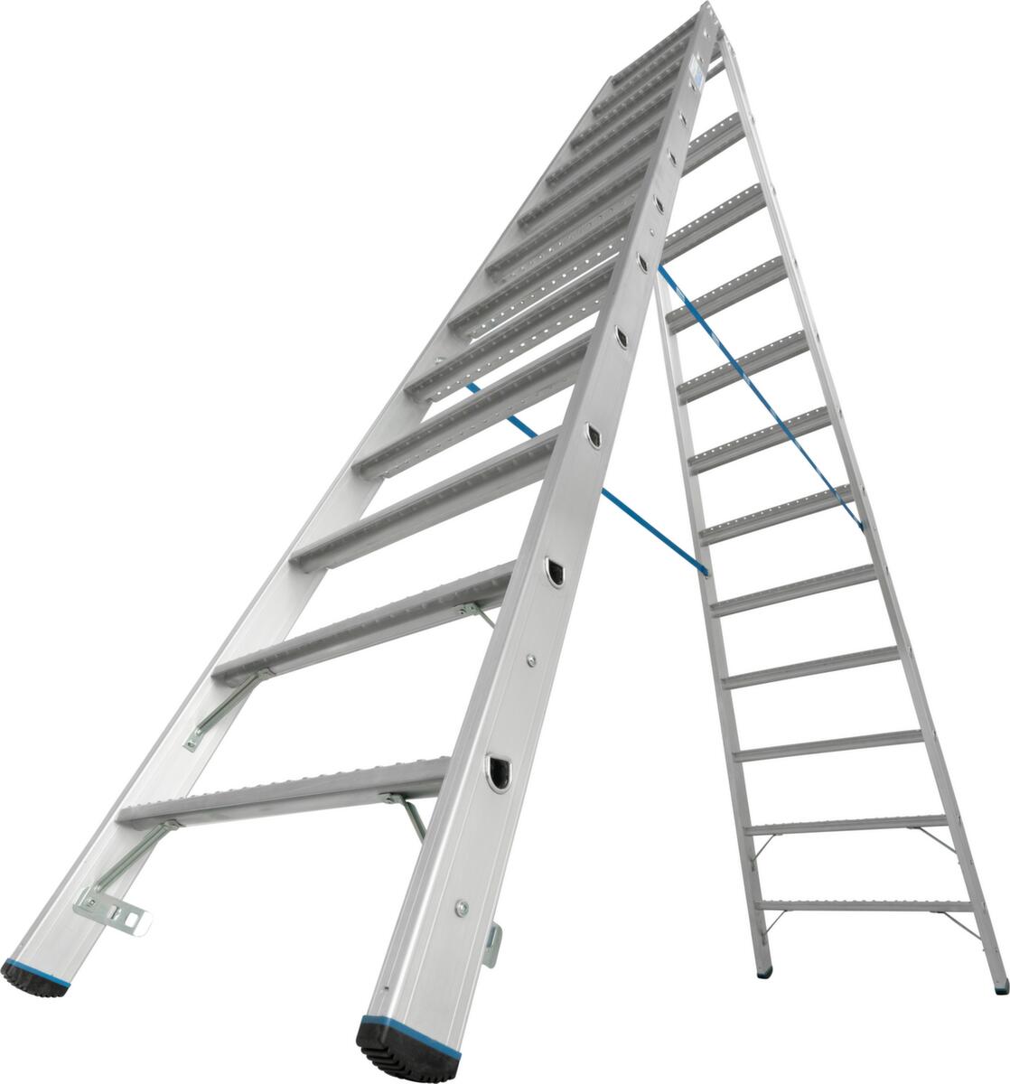 Krause Stufen-Doppelleiter STABILO® Professional, 2 x 12 Stufen mit R13-Belag Standard 3 ZOOM