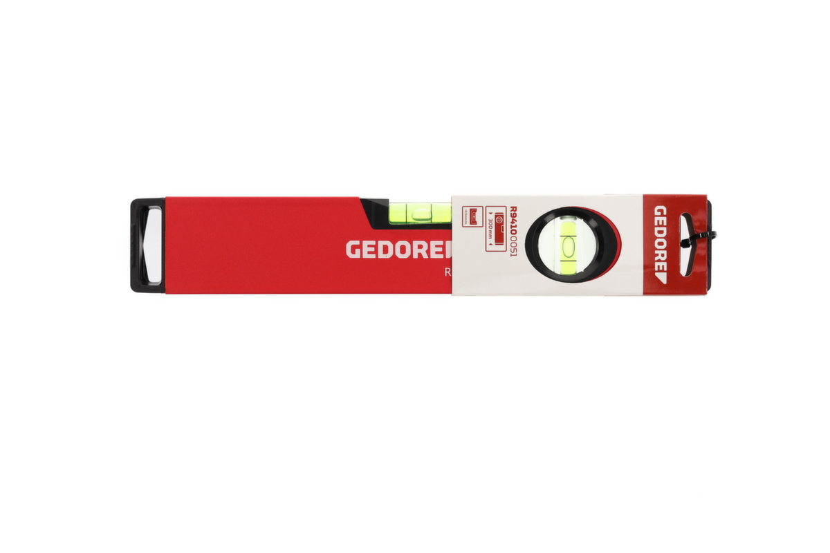GEDORE RED R94100051 Wasserwaage 300mm 2x Libelle Aluminium Standard 6 ZOOM