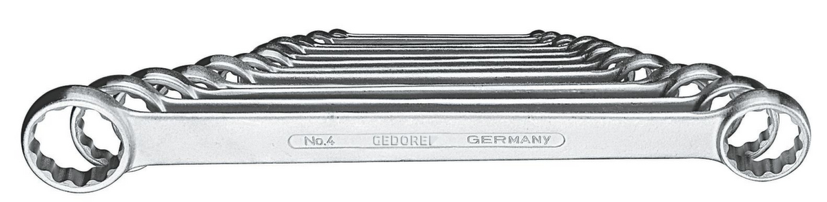 GEDORE 4-12 Doppelringschlüssel-Satz 12-teilig 6-32 mm Standard 1 ZOOM