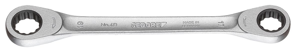 GEDORE 4 R 10X13 Doppel-Ringratschenschlüssel 10x13 mm Standard 1 ZOOM