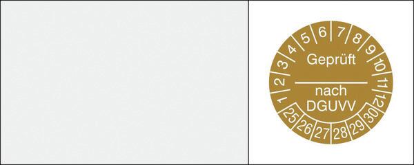 Prüfplakette mit Jahresfarbe Standard 1 ZOOM