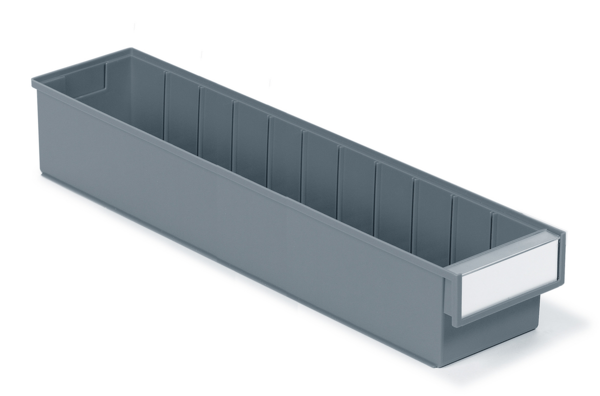 Treston Stabiler Regalkasten, grau, Tiefe 600 mm Standard 1 ZOOM