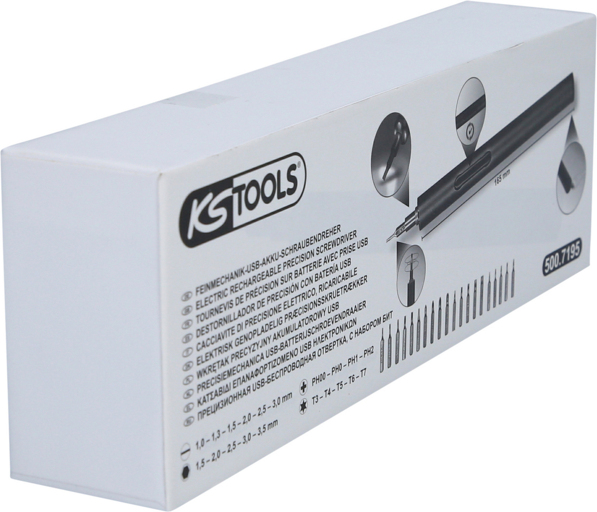 KS Tools Feinmechanik-USB-Akku-Schraubendreher Standard 3 ZOOM