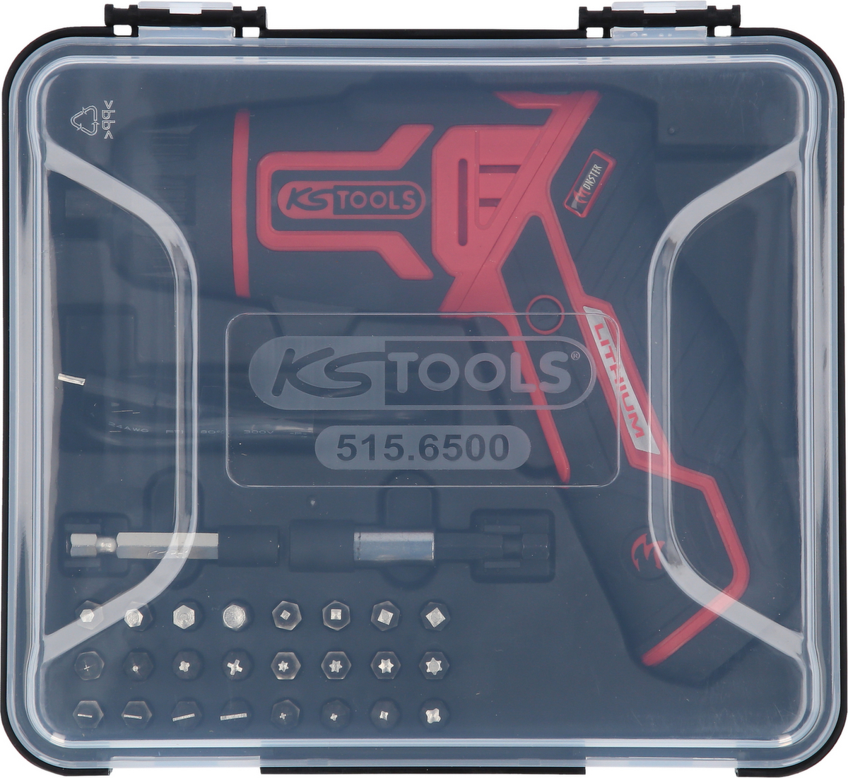 KS Tools eMONSTER 1/4“ Akku-Bit-Schrauber-Satz Standard 4 ZOOM
