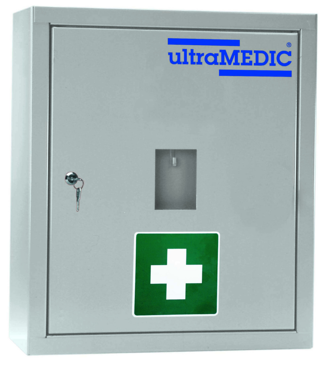 ultraMEDIC Sanitätswandschrank, leer / für Füllung nach DIN 13169 Standard 1 ZOOM