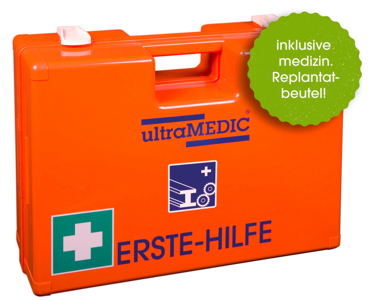 ultraMEDIC Erste-Hilfe-Koffer mit branchenspezifischer Füllung, Füllung nach DIN 13157 Standard 2 ZOOM