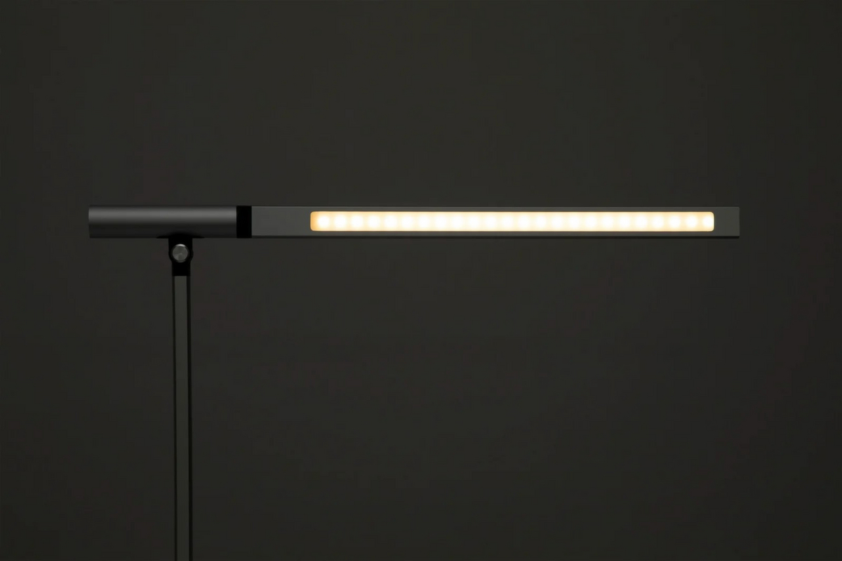 MAUL Dimmbare LED-Schreibtischleuchte MAULrubia colour vario, Licht kalt- bis warmweiß, silber/schwarz Standard 2 ZOOM