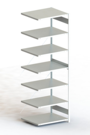 META Erweiterbares Lagerregal CLIP mit Fachlast bis 350 kg