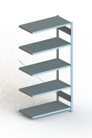 META Lagerregal CLIP 230, Höhe x Breite x Tiefe 2000 x 1006 x 536 mm, 5 Böden