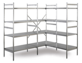 Steckregal für Hygienebereiche