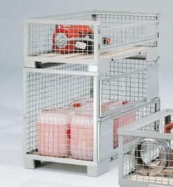 Gitterbox-Palette mit bis zu 1500 kg Traglast