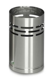 Papierkorb und Schirmständer aus Edelstahl