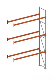 META Palettenregal MULTIPAL für 8 Paletten, 2800 mm breit, 4 Lagerebenen
