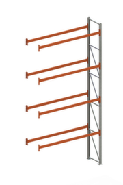 META Palettenregal MULTIPAL für 10 Paletten, 2800 mm breit, 5 Lagerebenen