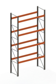 META Palettenregal MULTIPAL für 15 Paletten, 2870 mm breit, 5 Lagerebenen