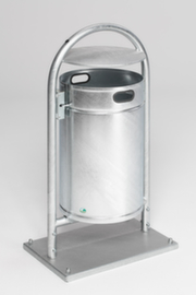 VAR Abfallbehälter mit Rohrbogenständer