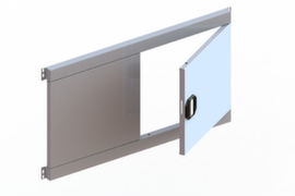 META Flügeltür CLIP für Lagerregal, Höhe 500 mm